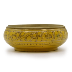 Golden Charcoal Incense Jar