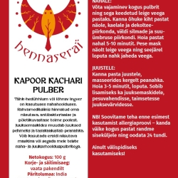 Kapoor kachari pulber 100 g